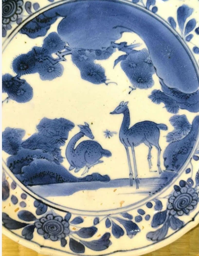 専用　鹿文皿　4枚