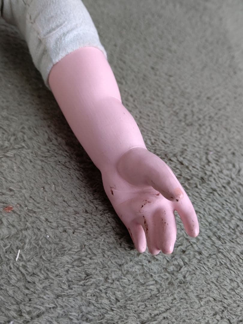 極上 大正時代 逸品　市松人形 男の子 お印 紋付き お手入れ済み