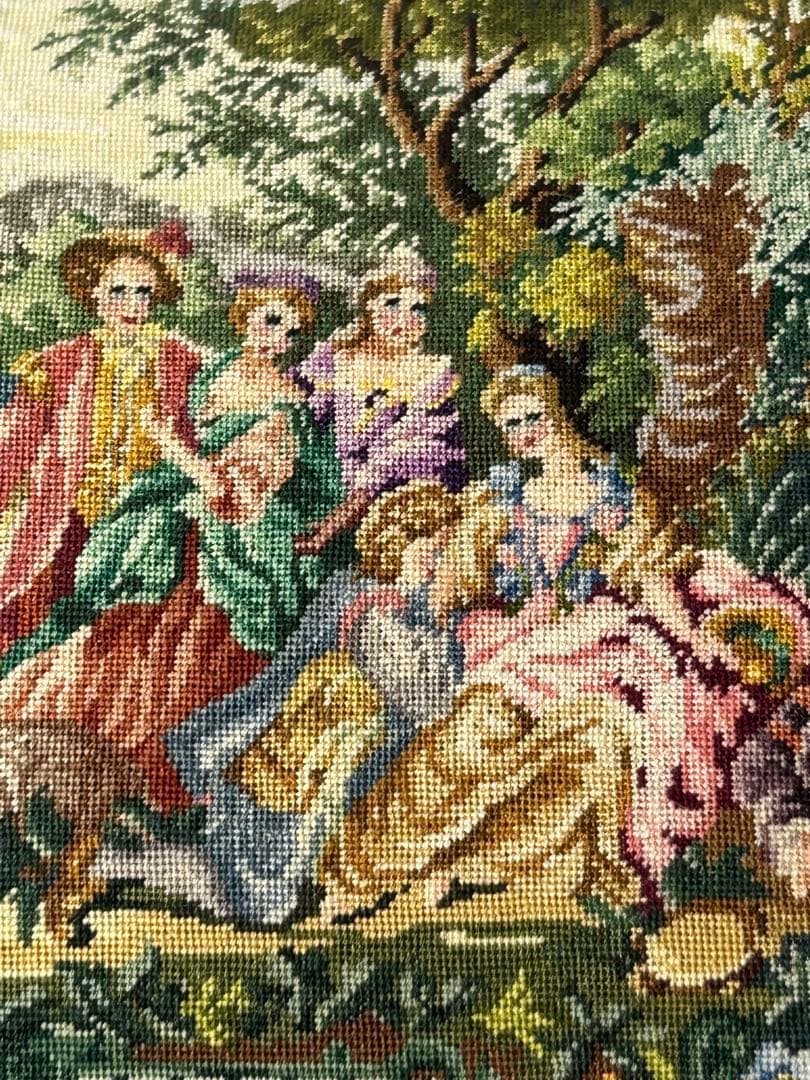 新品未使用　プチポアン刺繍　パーティーバック　　語らい