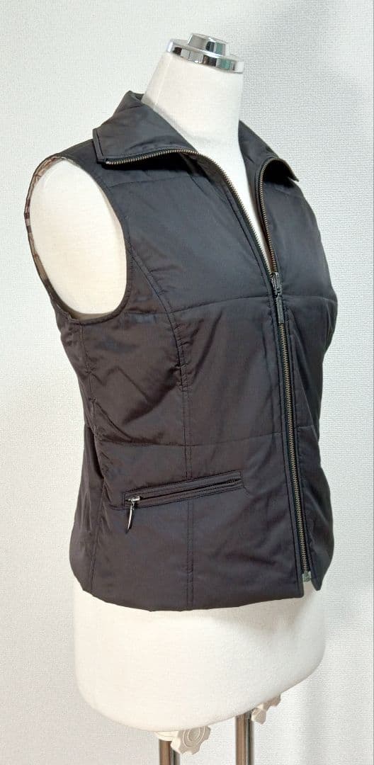 【美品】バーバリーロンドン ダウン size38 ベスト ノバチェック