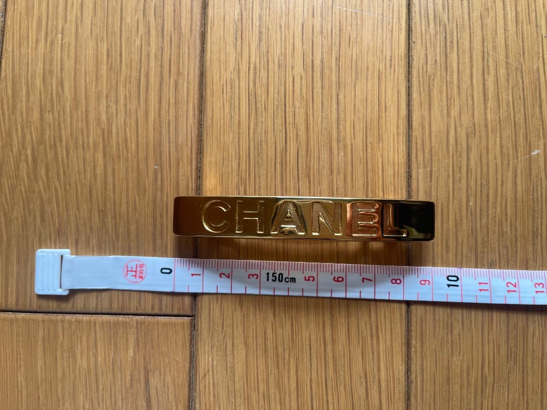 美品 シャネル バレッタ ゴールド ヘアピン ヘアアクセサリー CHANEL