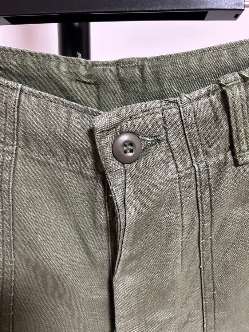 60‘s U.S.ARMY OG-107 ベイカーパンツ W30 L31