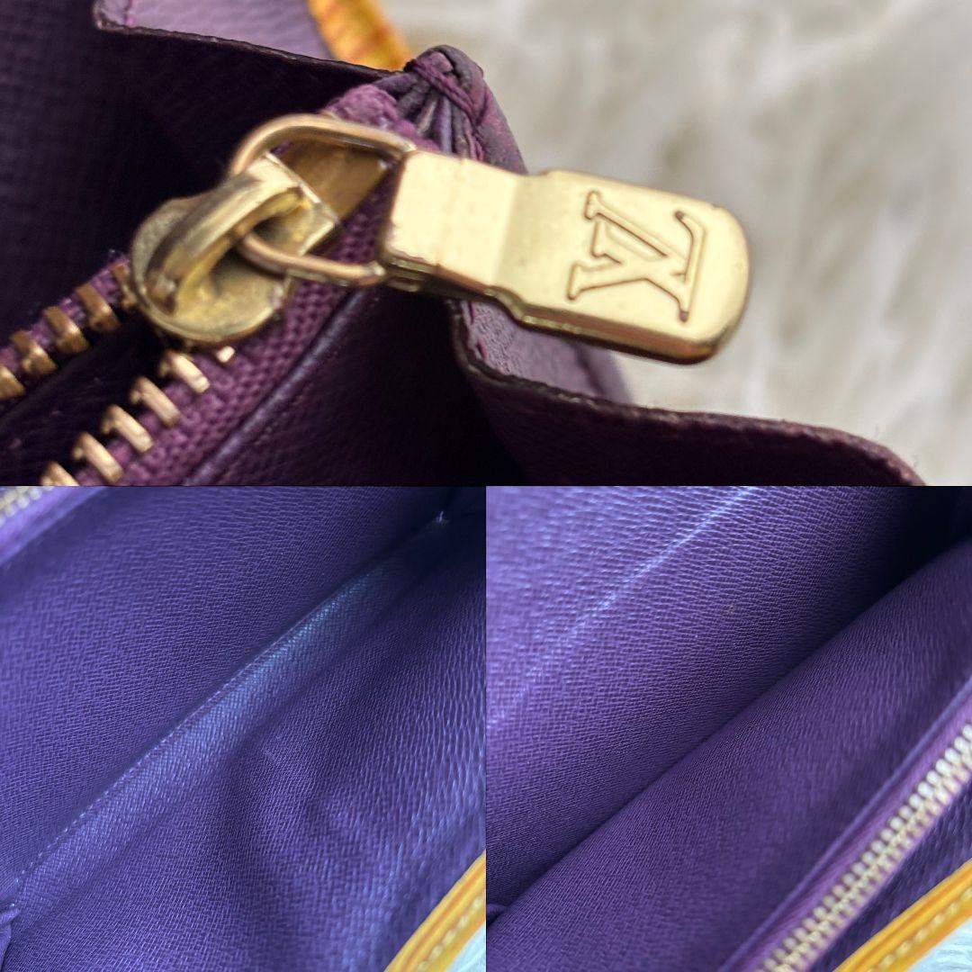 【希少 美品】ルイヴィトン　エピ　ポシェット ポルトモネ クレディ　イエロー系