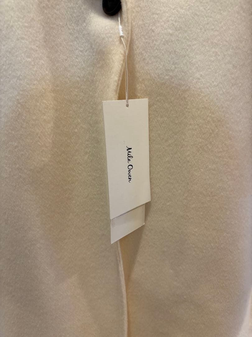【新品タグ付】ミラオーウェン/ワイドシルエットダブルブレストコート