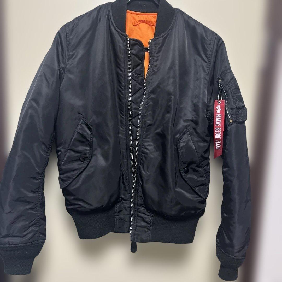 アルファ　リバーシブル　MA-1 ブラックS