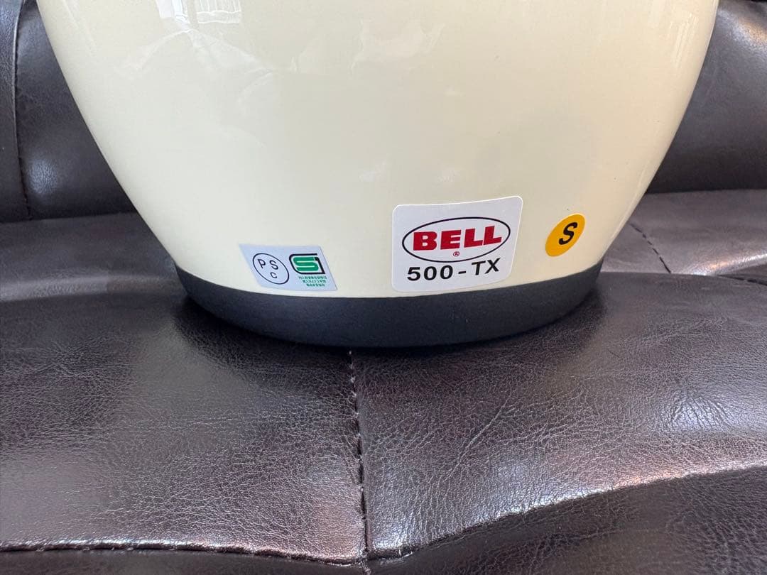 S*S様 希少Bellベルジェットヘルメット500-TXJサイズ Sアイボリーb