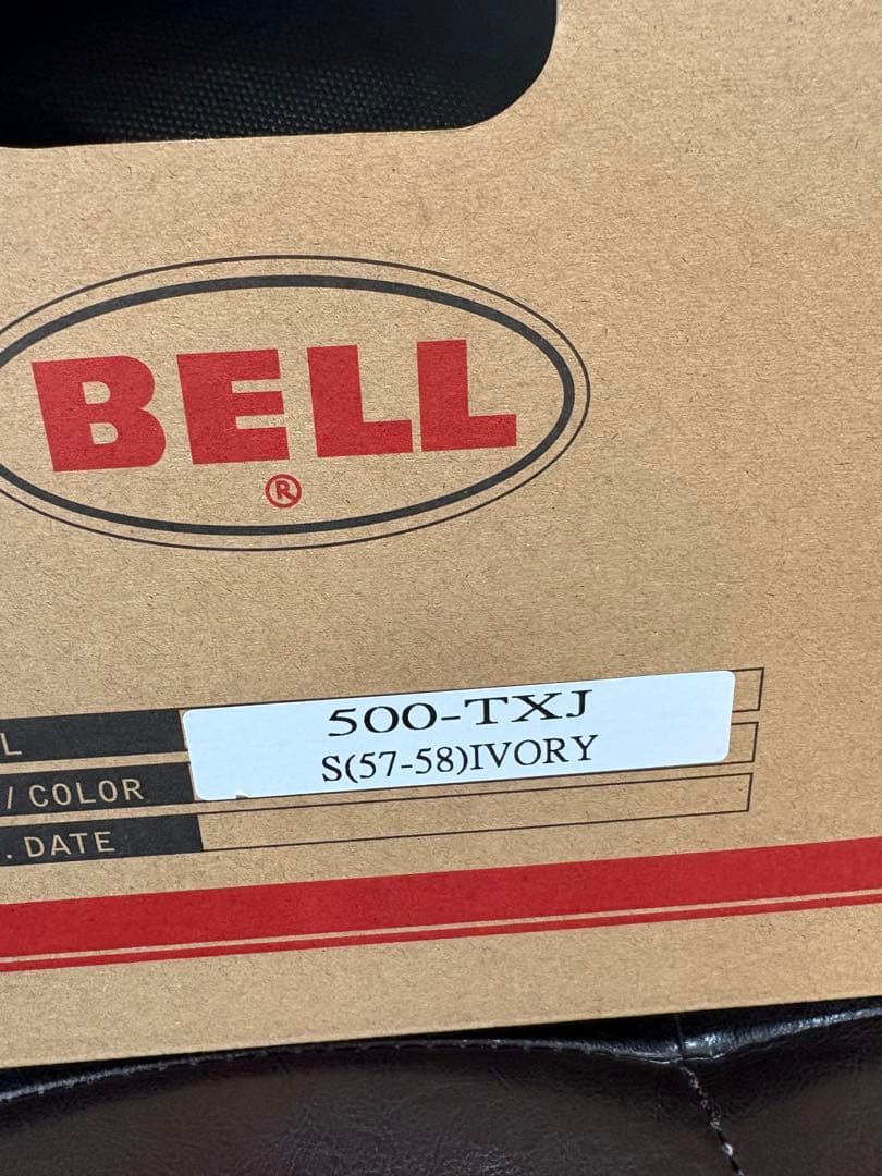 S*S様 希少Bellベルジェットヘルメット500-TXJサイズ Sアイボリーb