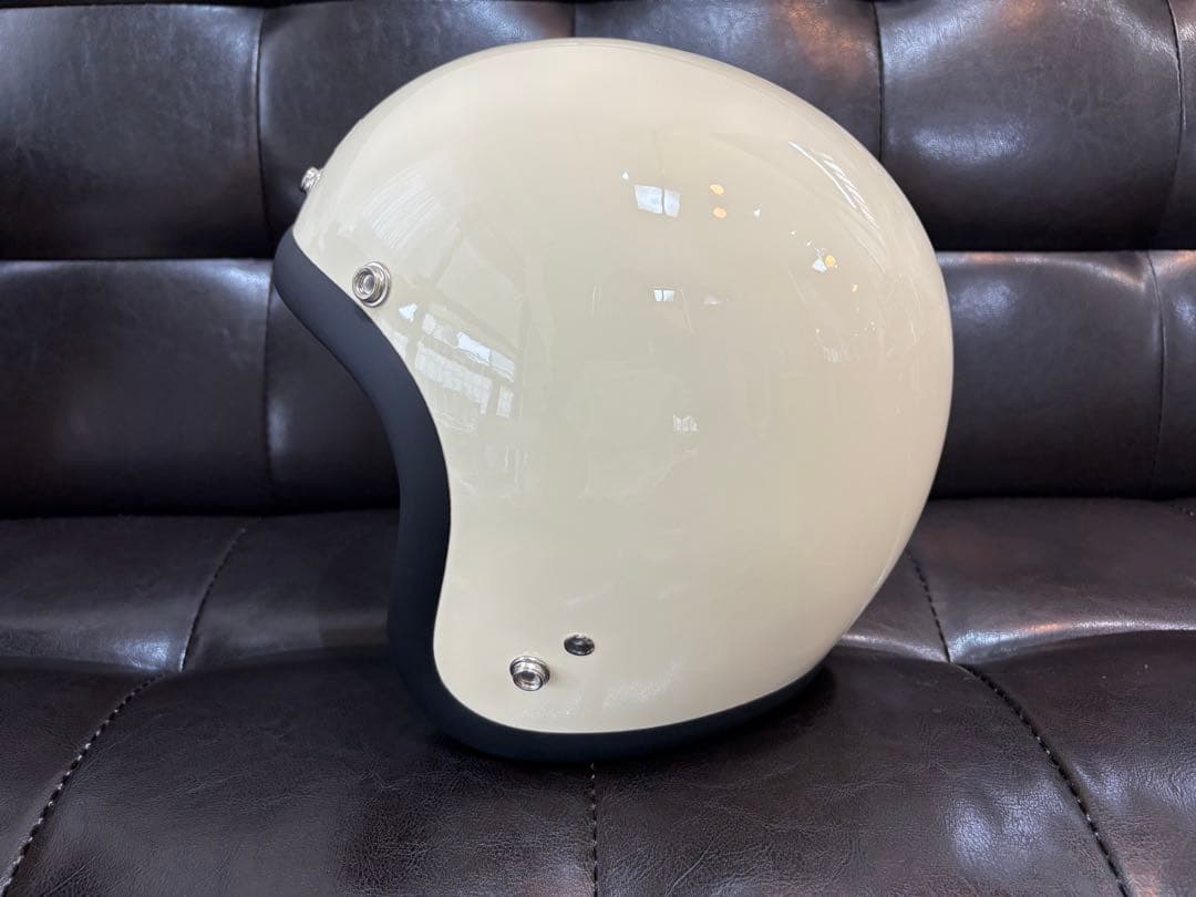 S*S様 希少Bellベルジェットヘルメット500-TXJサイズ Sアイボリーb