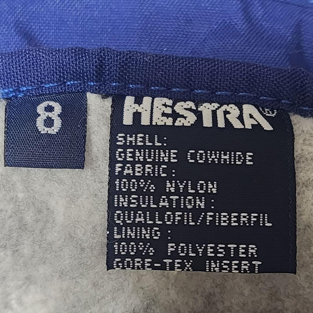 Hestraヘストラ 　GORE-TEX　レザー ゴアテックスグローブ 　8