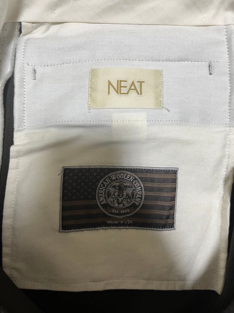NEAT ニート スラックス　テーパード　パンツ　AWC アメリカ　サージ