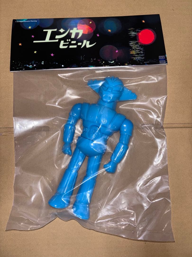 鋼鉄ジーグ ENKA VINYL 青蓄光未塗装 エンカビニール ソフビ 未開封