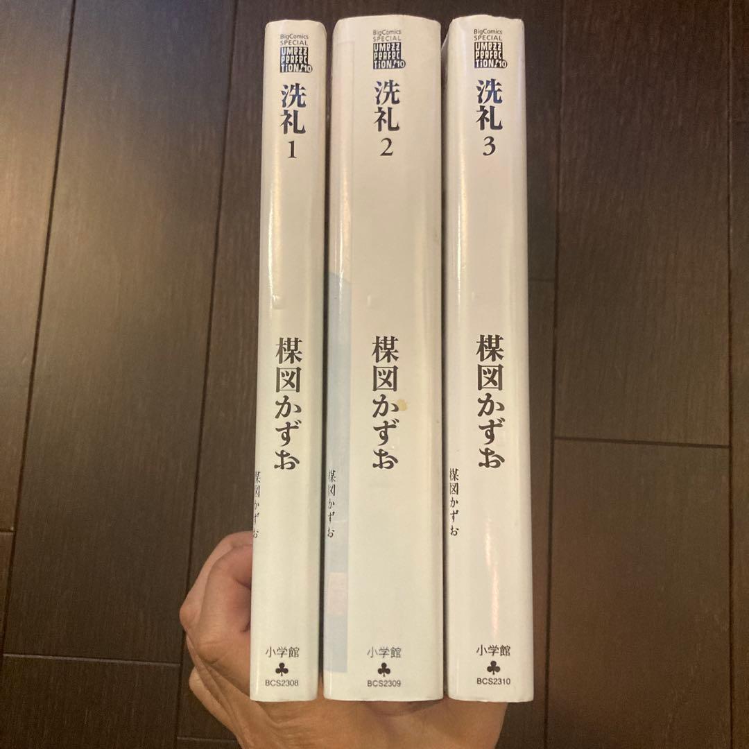 UMEZZ PERFECTION! 洗礼 全3巻 全巻セット 初版 楳図かずお