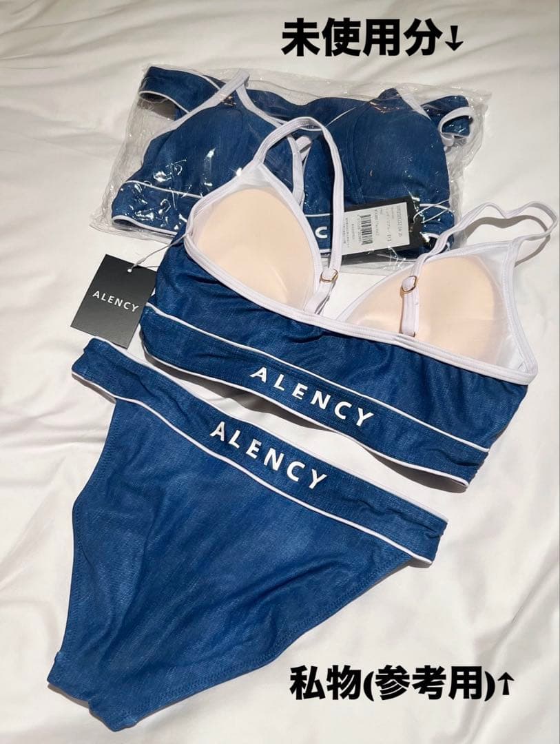 【未開封】ALENCY アレンシー 水着 ロゴ インディゴブルー