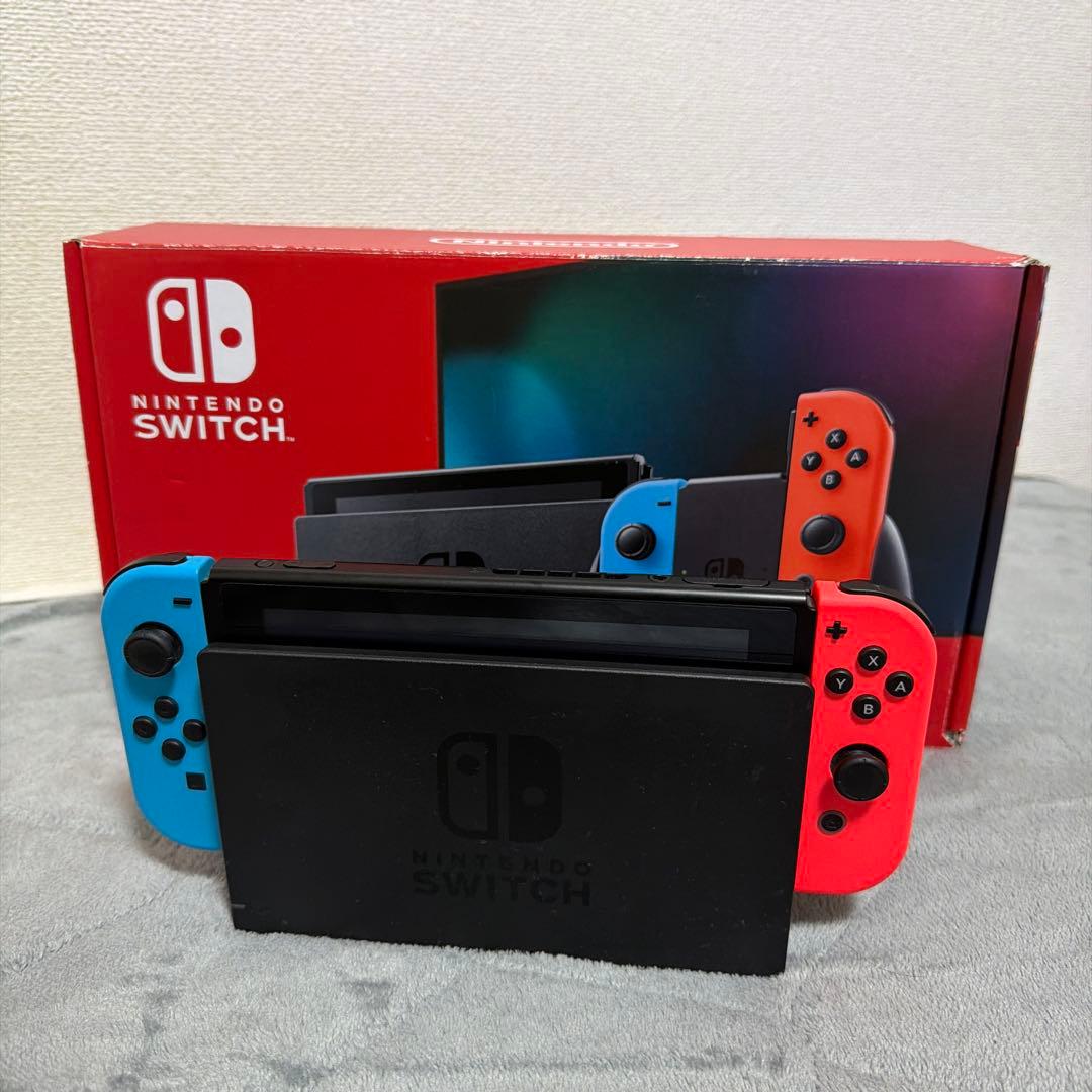 Nintendo Switch 本体 青/赤(LANアダプター付き)