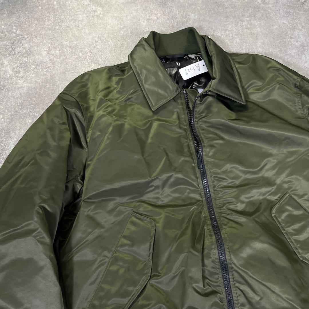 UNIQLO +J ダウンオーバーサイズリブブルゾン XL ダウン90% カーキ