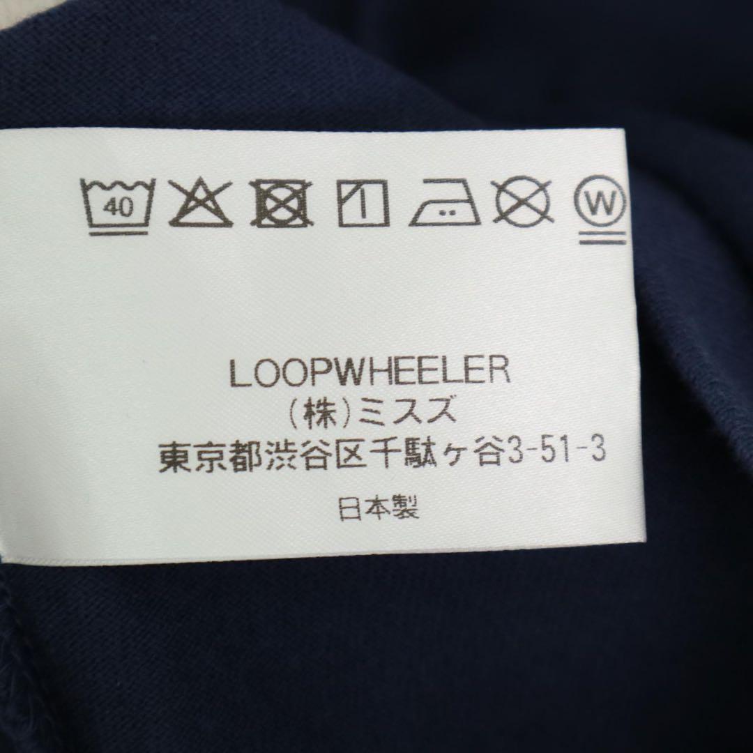 ループウィラー W337リラックスフィット ロングスリーブ　ネイビー【M】