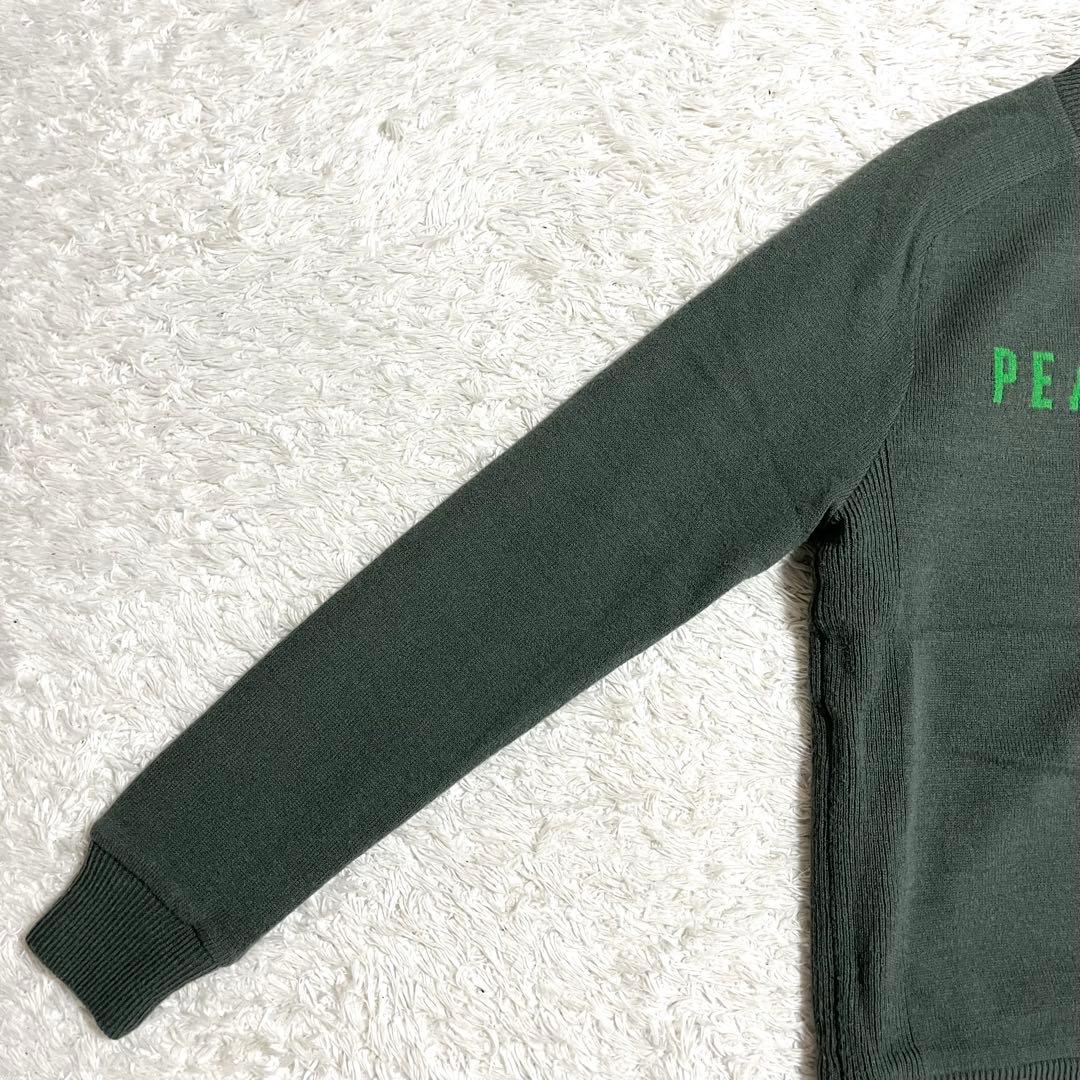 パーリーゲイツ ゴルフウェア トップス スニード ニット セーター 防寒 緑