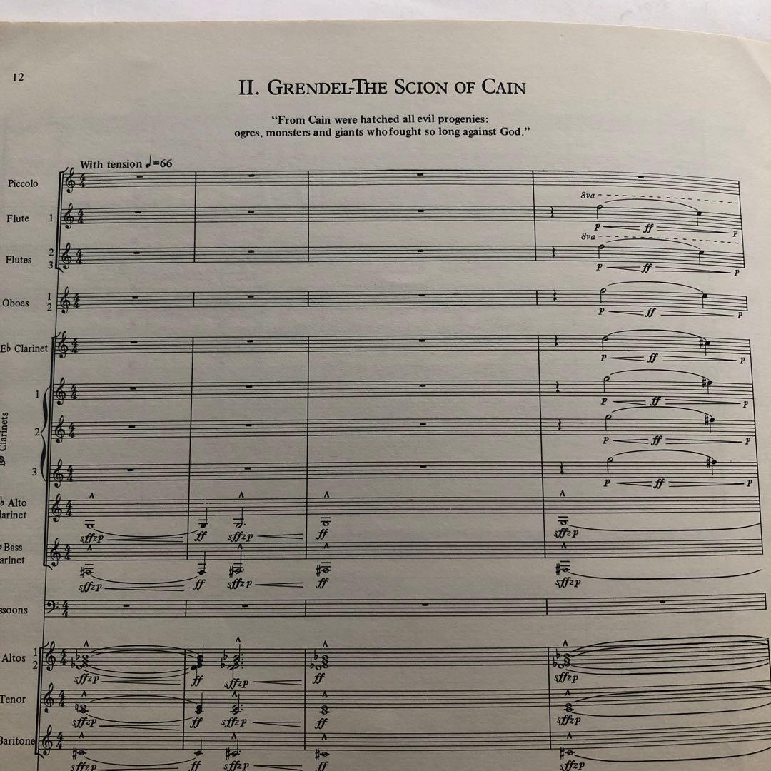 『ベオウルフ〜英雄的三部作』 フランシス・マクベス作曲