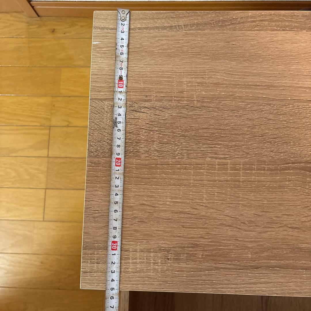 木目調 テレビボード 約100cm 引き出し付き