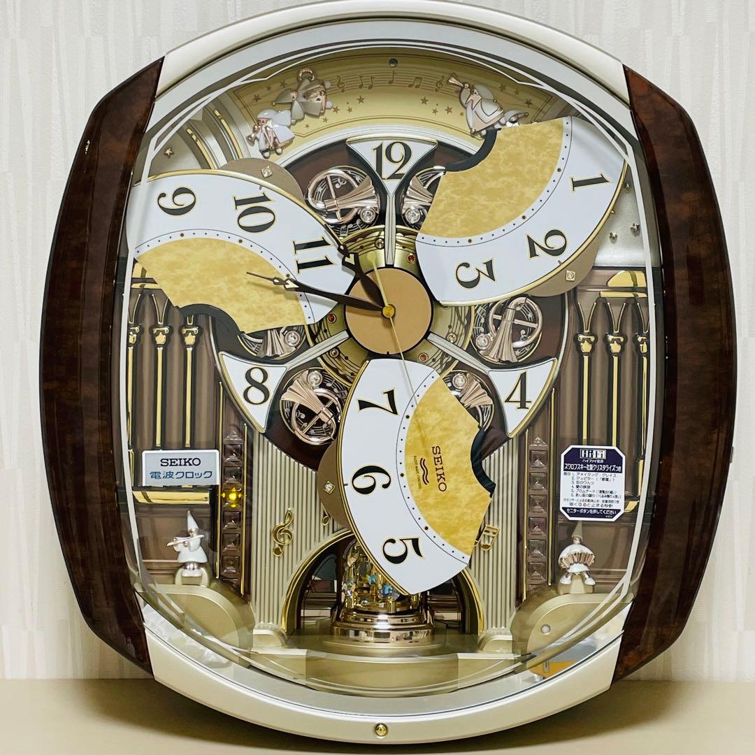 美品 SEIKO セイコー からくり時計 掛け時計 RE564H 大型