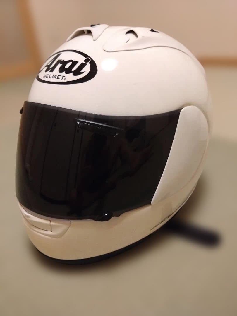 AraiRX7RR4 フルフェイスヘルメット ホワイト　クリアシールド付き