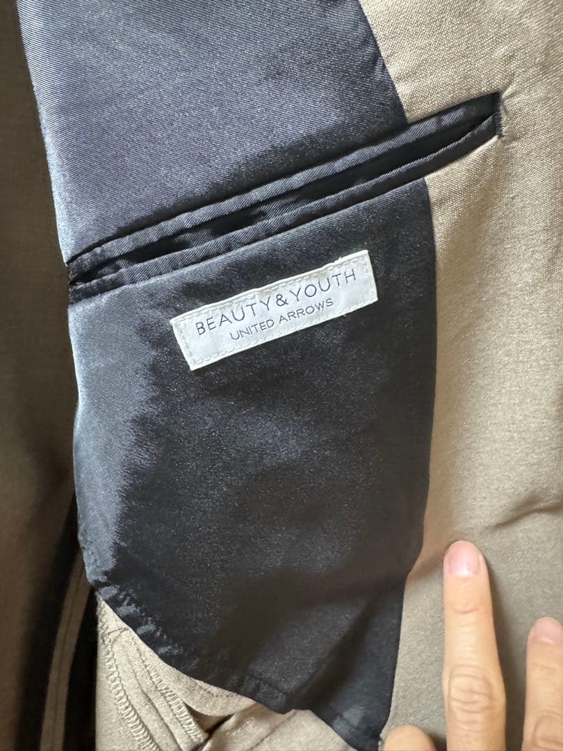 BEAUTY&YOUTH UNITED ARROWS セットアップ ベージュ
