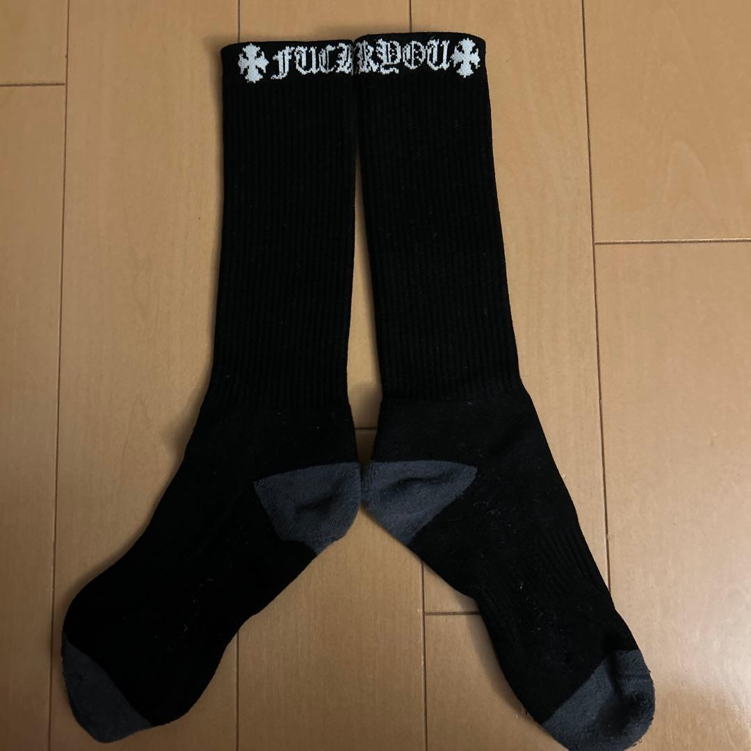 【正規品】CHROME HEARTS クロムハーツ 靴下　ホワイトMサイズ