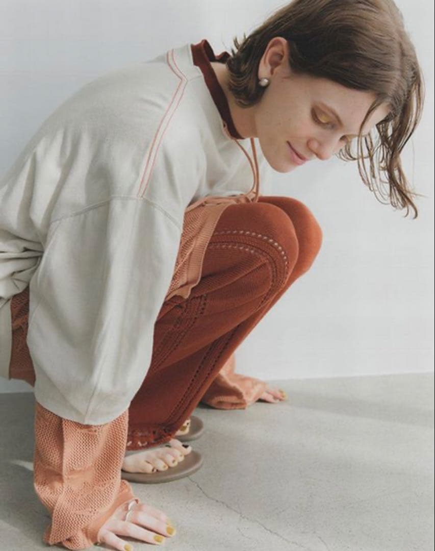 最終値下げJoICEADDED ジョイスアディッド トライアングルパターンニット