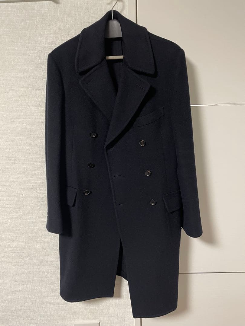 TOMORROWLAND COLOMBO ネイビー ダブルブレストコート
