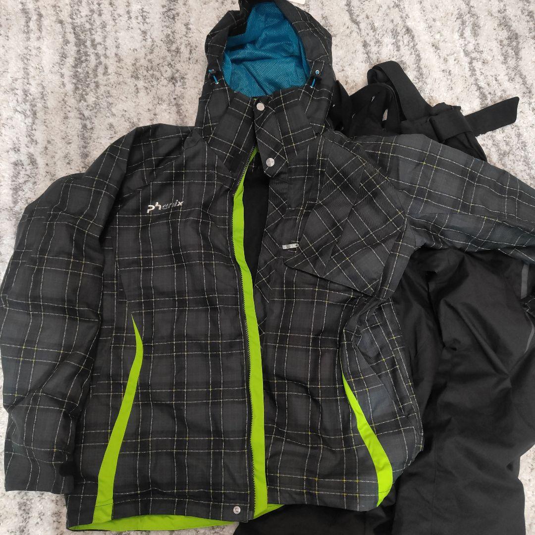 Phenix スキーウェア ブラック/グリーン　o