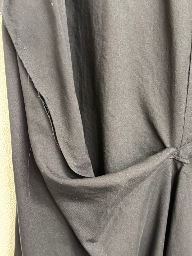 ワイズ y's 黒 ノースリーブ チュニック アシンメトリー サイズ1