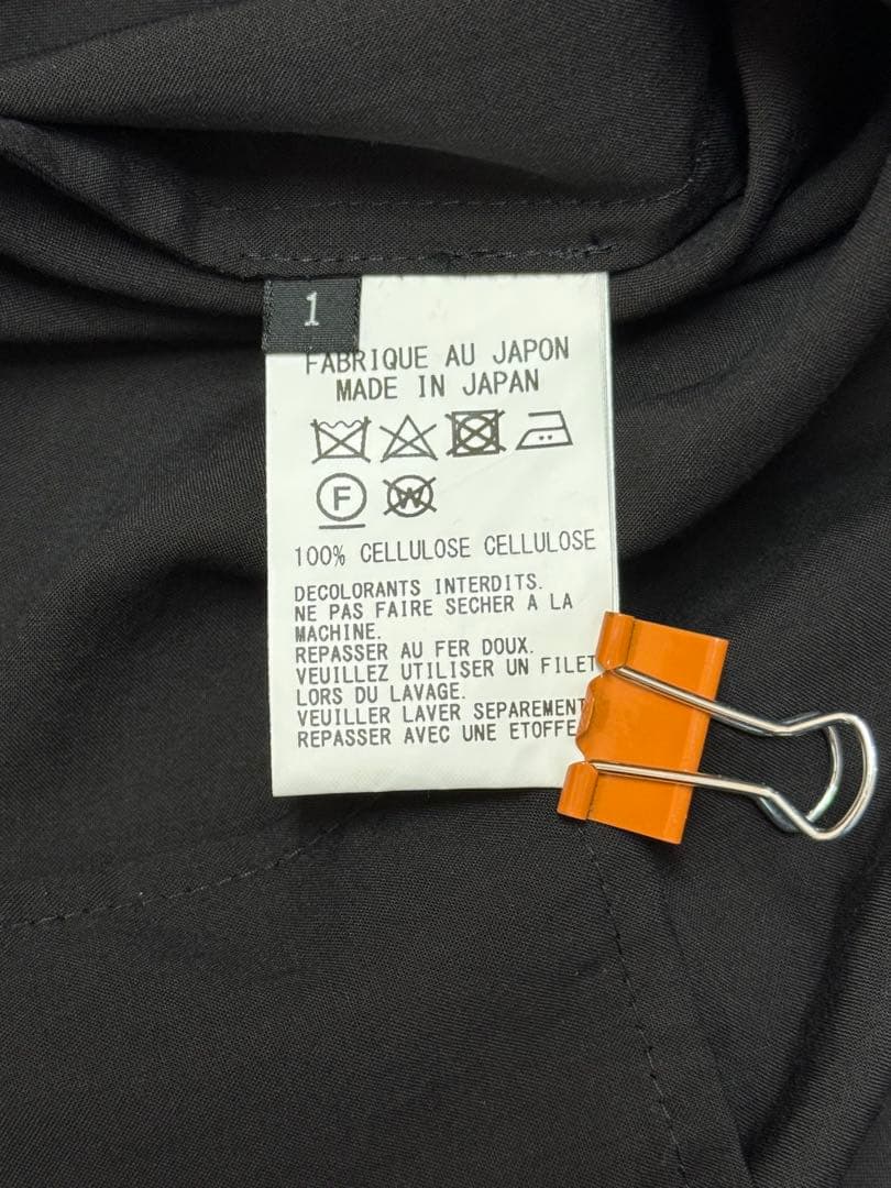 ワイズ y's 黒 ノースリーブ チュニック アシンメトリー サイズ1