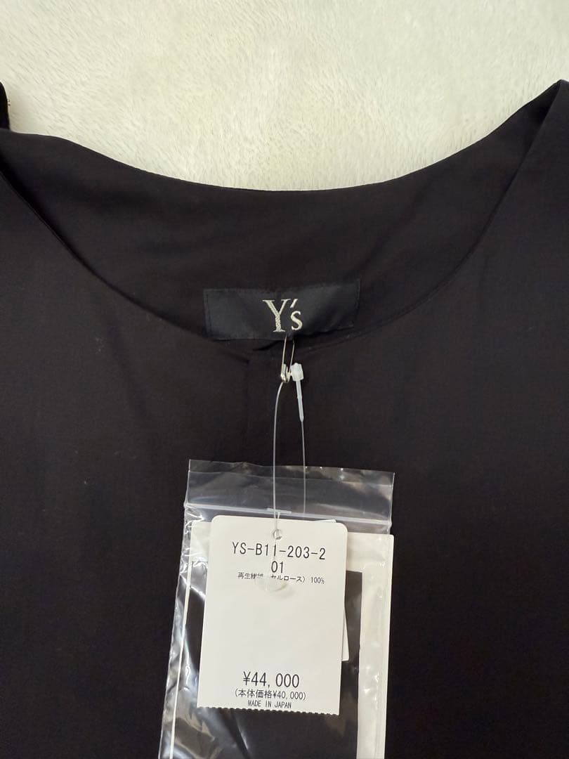 ワイズ y's 黒 ノースリーブ チュニック アシンメトリー サイズ1