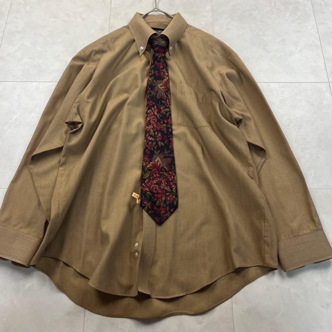 90s 豪華5点セットダンヒル生地 セットアップ スーツ シャツネクタイ ピンズ