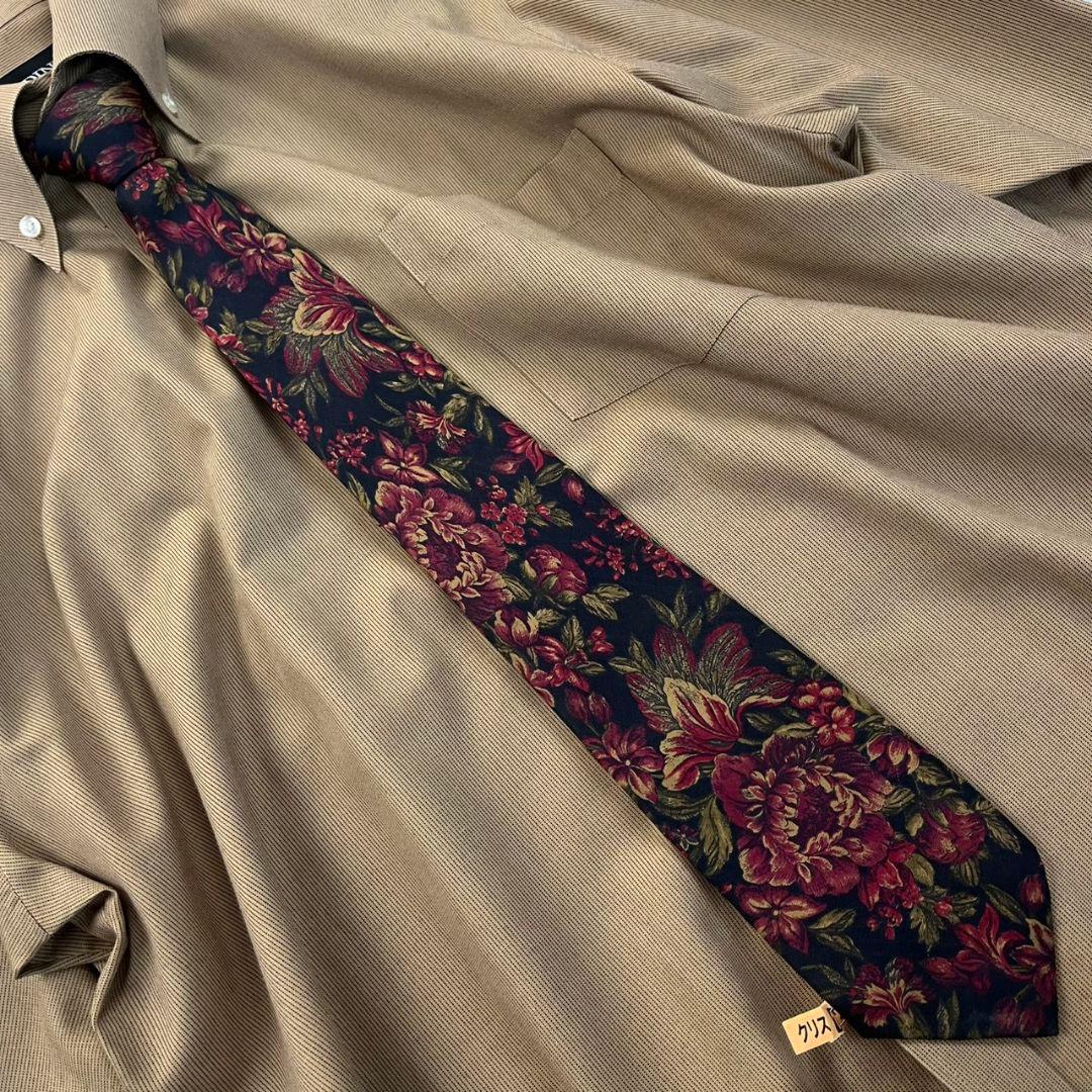 90s 豪華5点セットダンヒル生地 セットアップ スーツ シャツネクタイ ピンズ