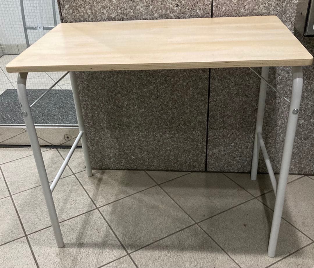 無印良品　折りたたみ　スチールパイプ　テーブル