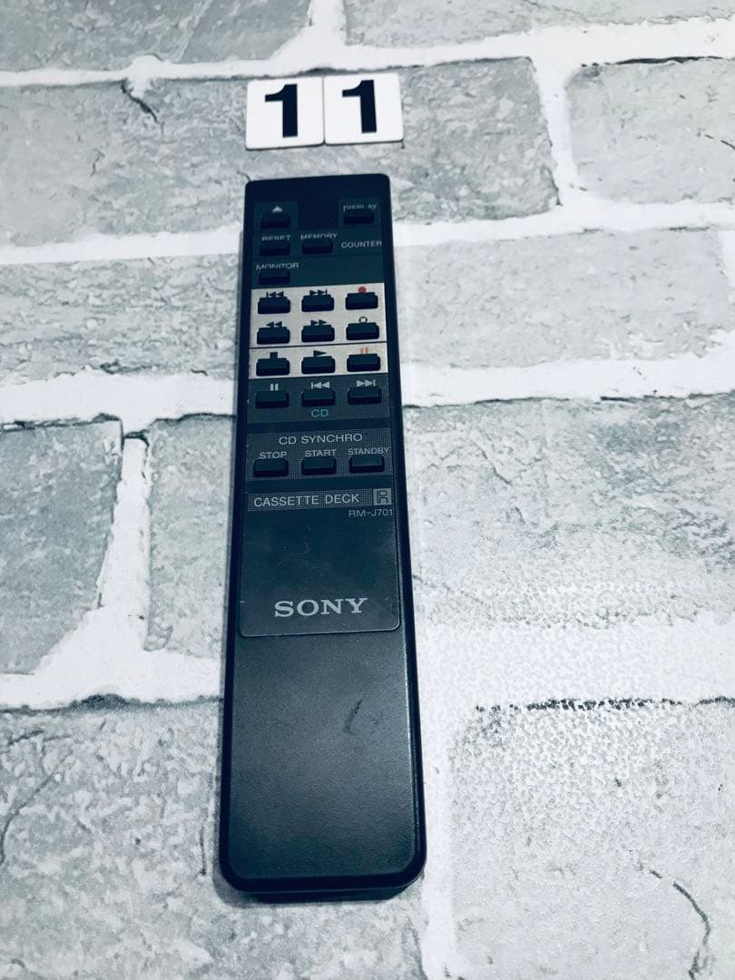 [保証あり] SONY　カセットデッキリモコン RM-J701