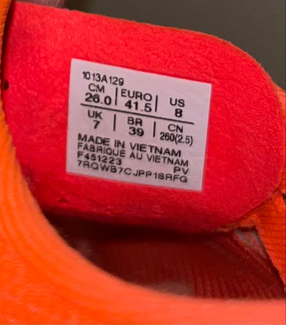 asicsS4メンズレディス ランニングシューズ 2E : スカーレット×レッド