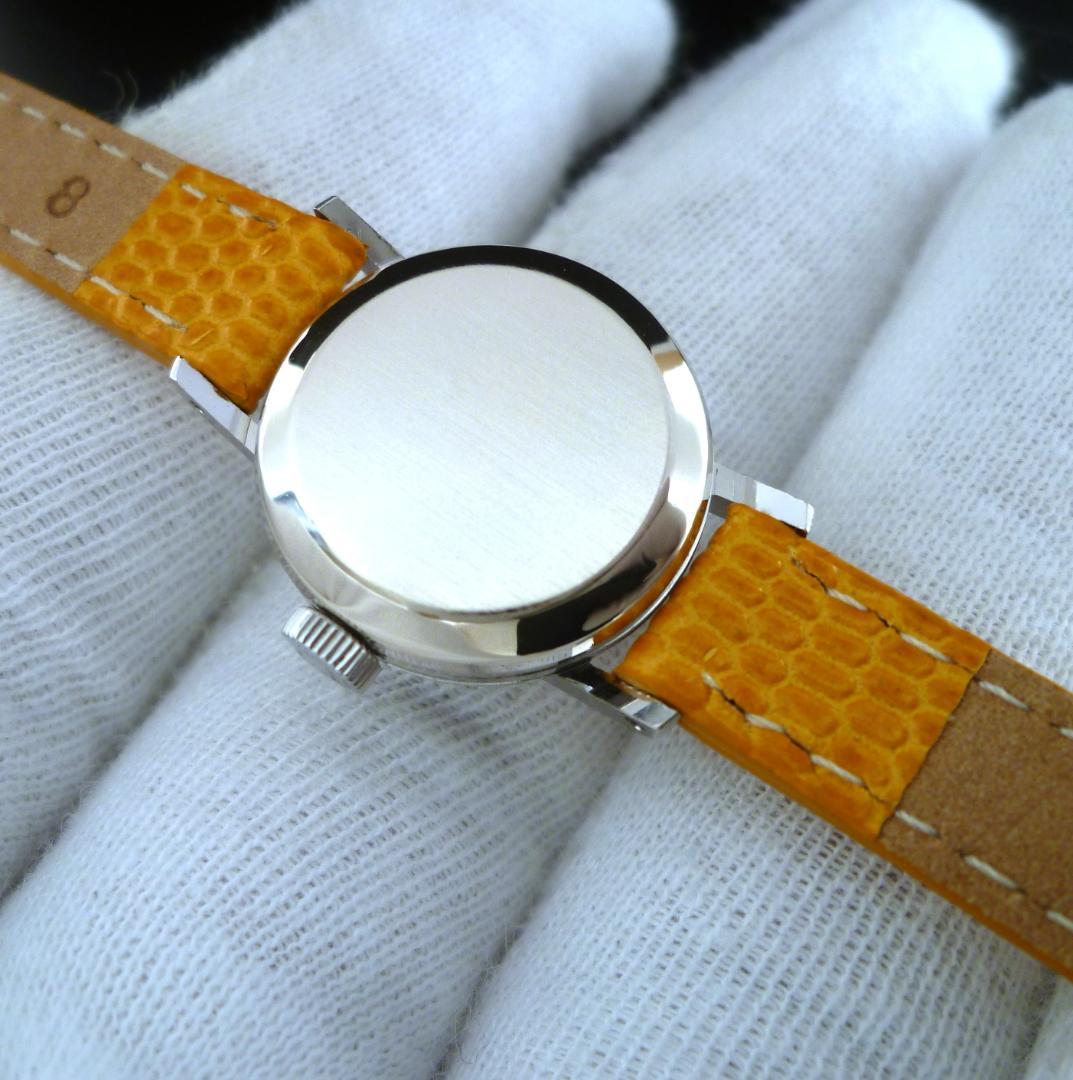 オメガ　1968年 18金無垢　デビル　カットガラス　レディース OH済