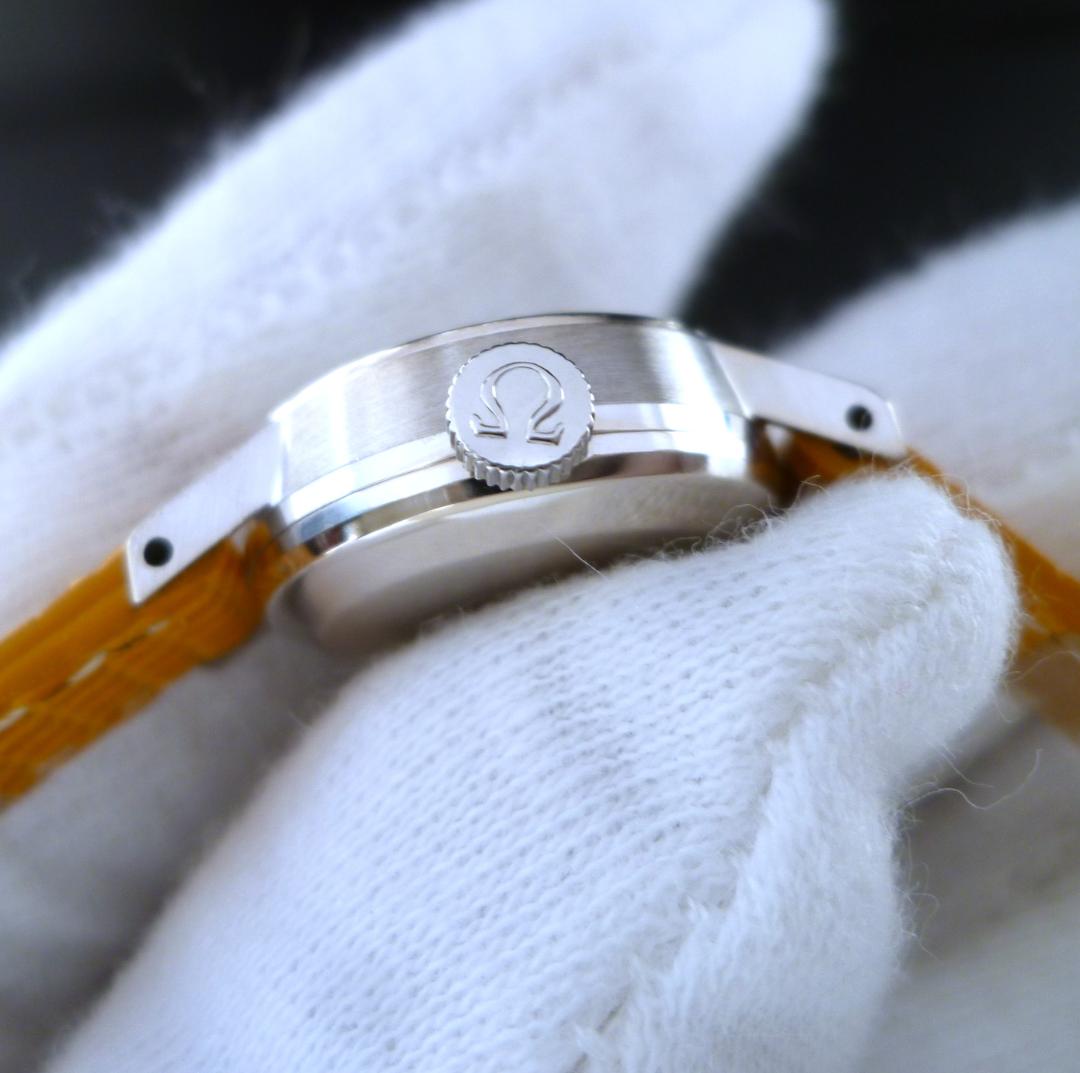 オメガ　1968年 18金無垢　デビル　カットガラス　レディース OH済