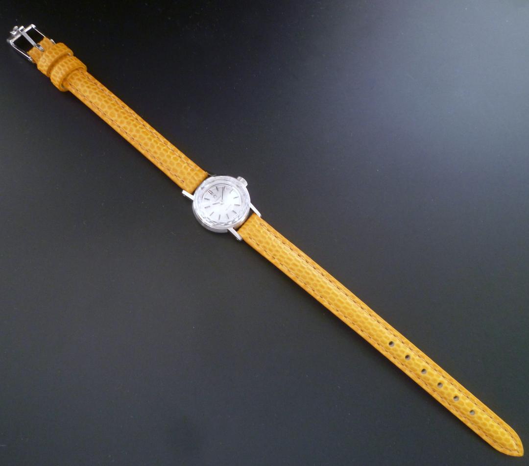 オメガ　1968年 18金無垢　デビル　カットガラス　レディース OH済