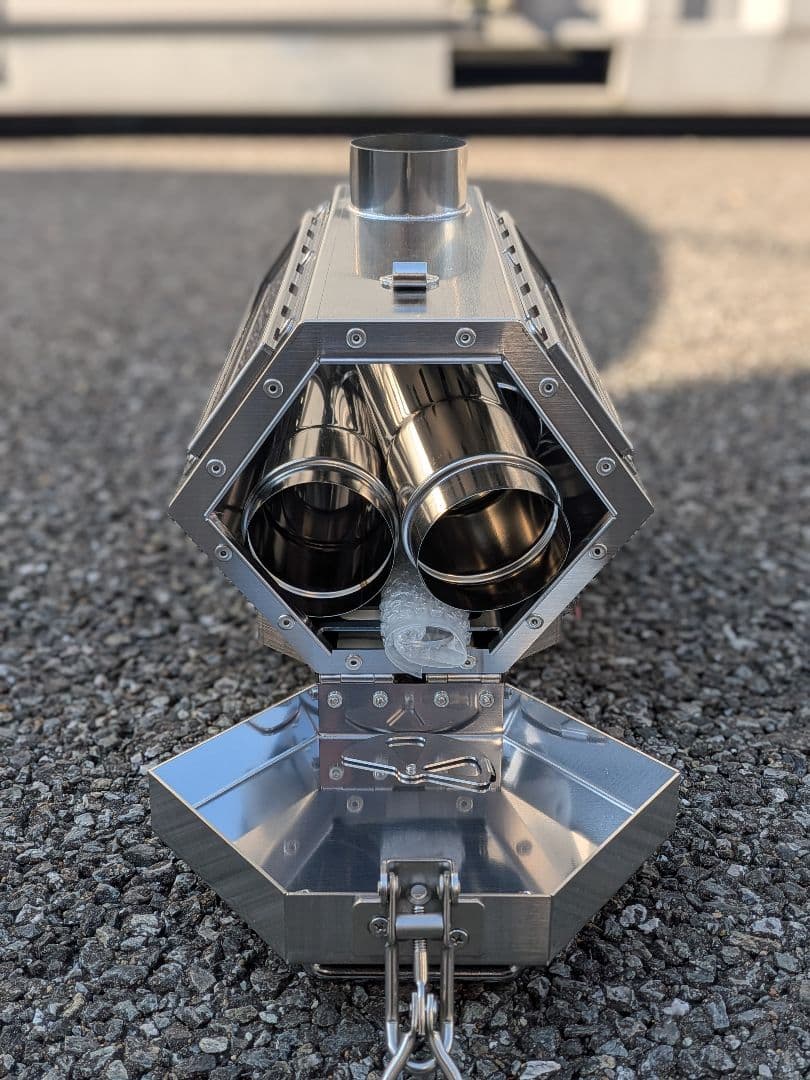 ロゴス六角薪だんろ＆追加煙突セット