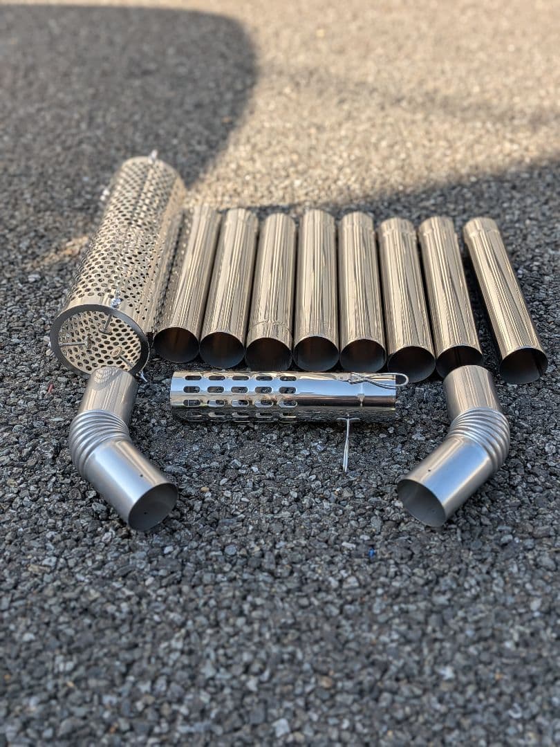 ロゴス六角薪だんろ＆追加煙突セット