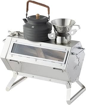 ロゴス六角薪だんろ＆追加煙突セット