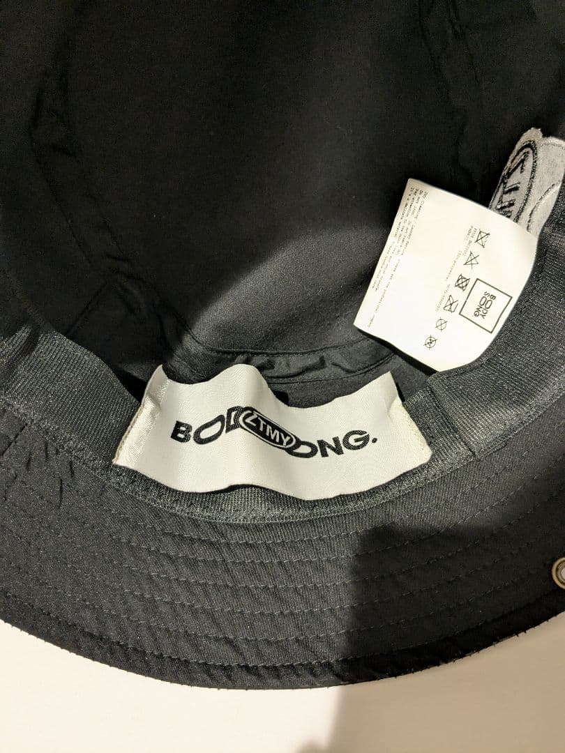 ZTMY バケットハット 黒 ストラップなし