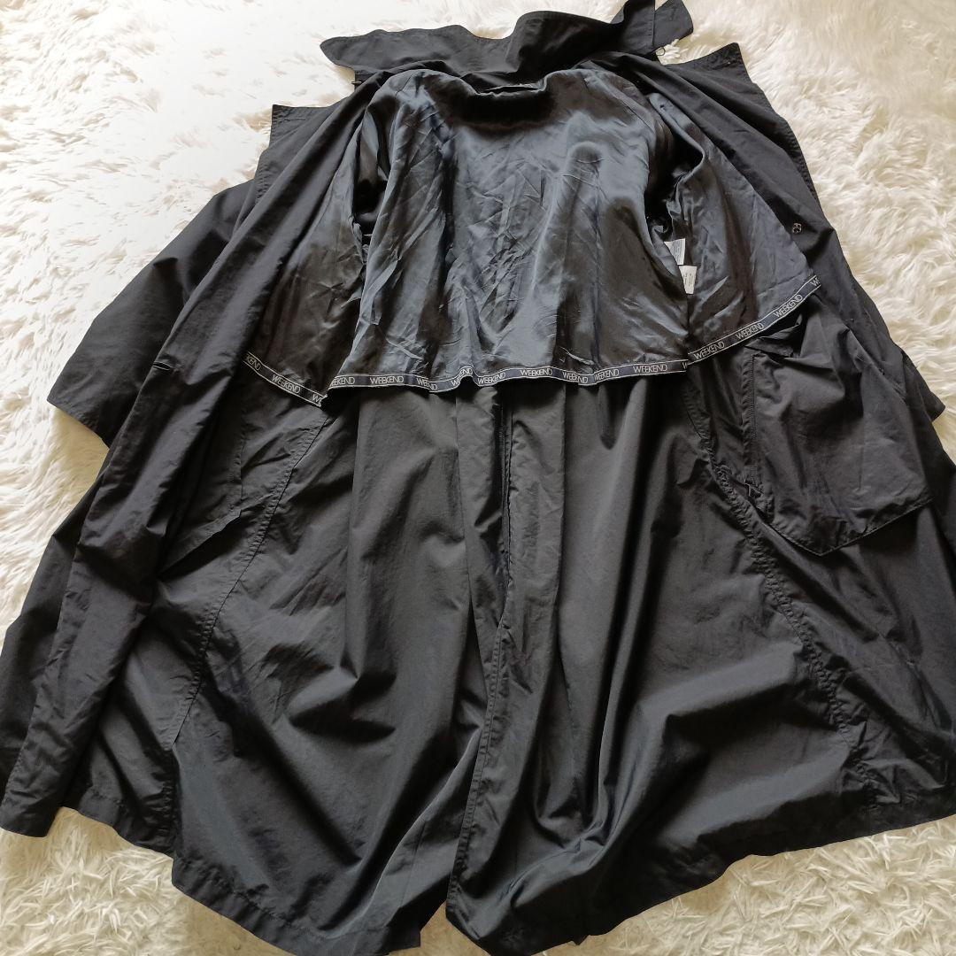 WEEKEND by MaxMara トレンチコート アウター 40 ネイビー