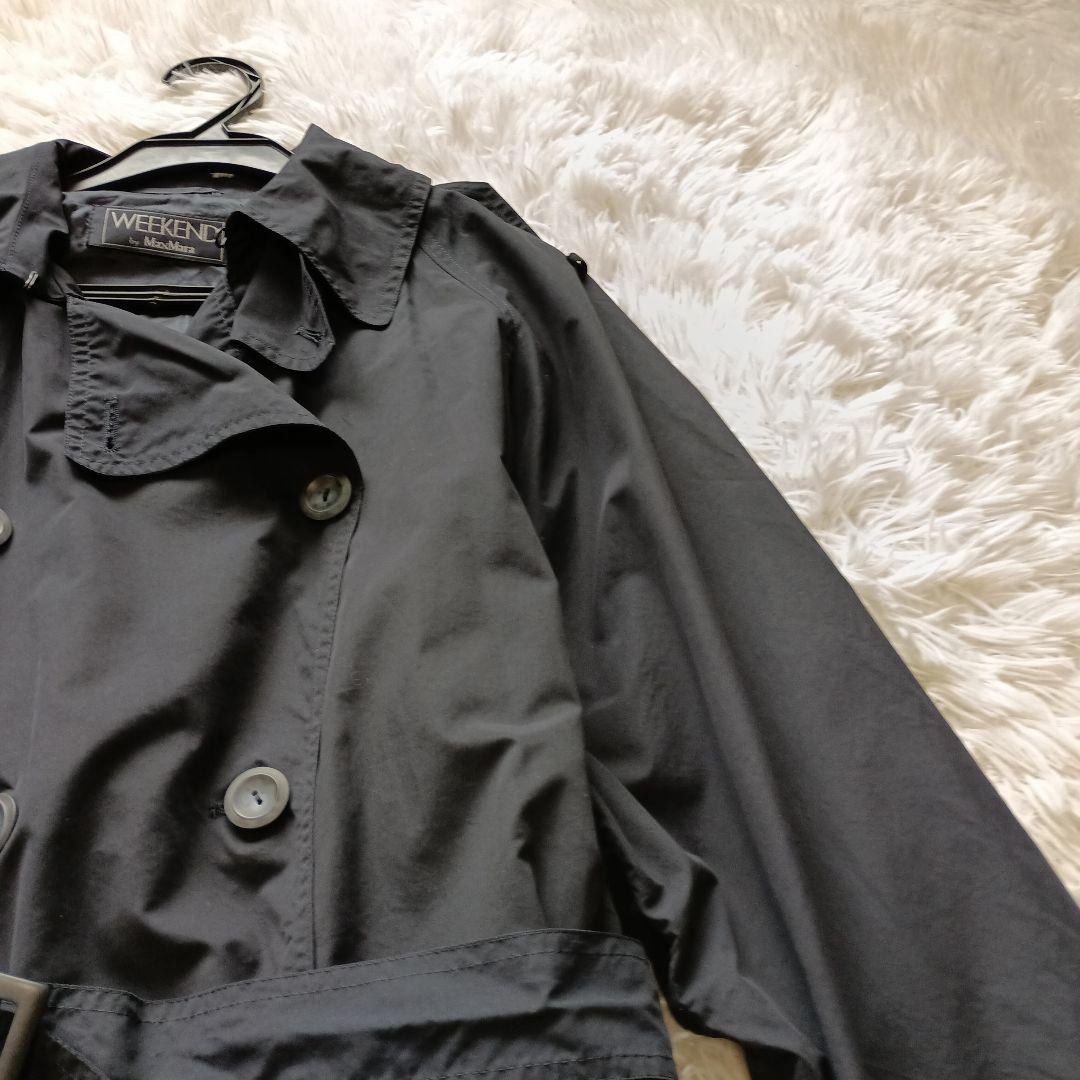 WEEKEND by MaxMara トレンチコート アウター 40 ネイビー
