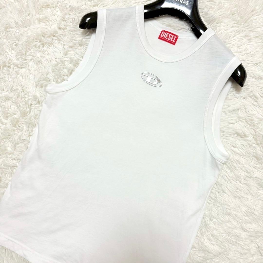 ✨極美品✨ディーゼル タンクトップ T-Lifty-D オーガニックコットン 白