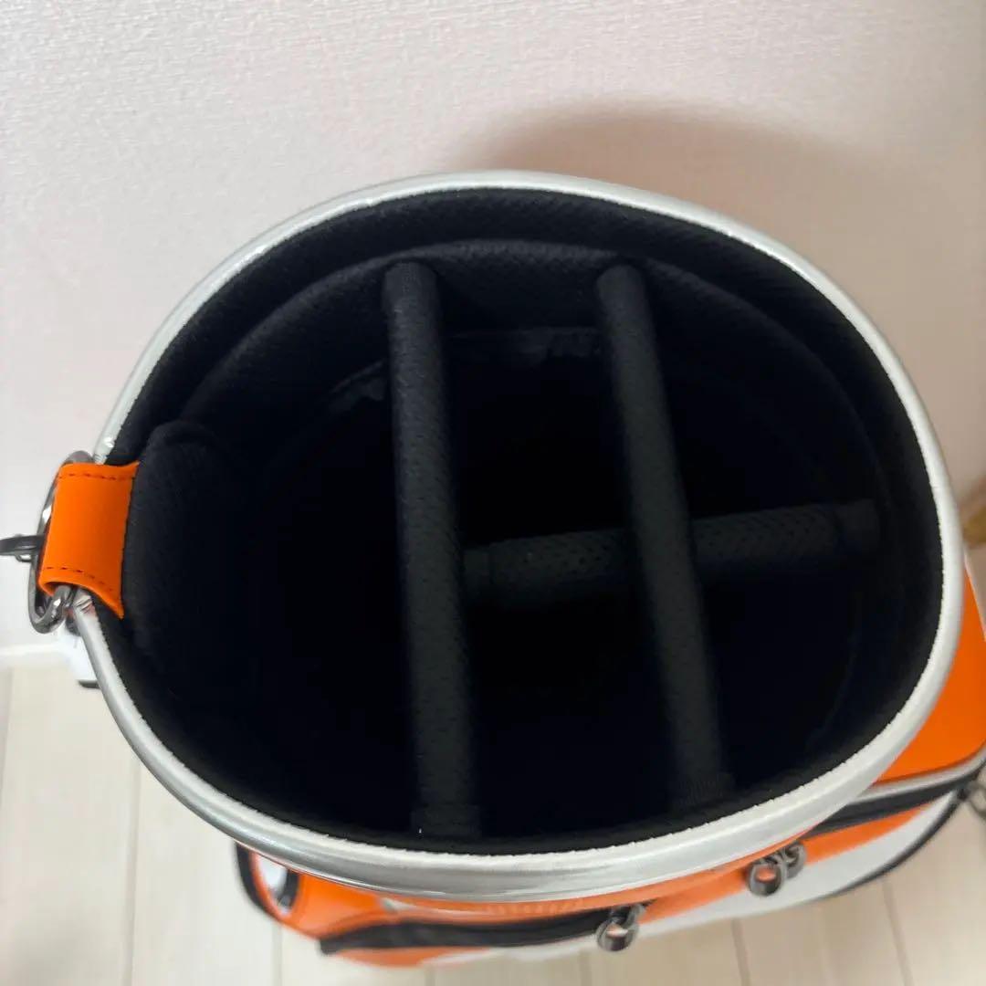《極美品》BRIDGESTONE ゴルフバッグ オレンジ/ヘッドカバー付き　軽量