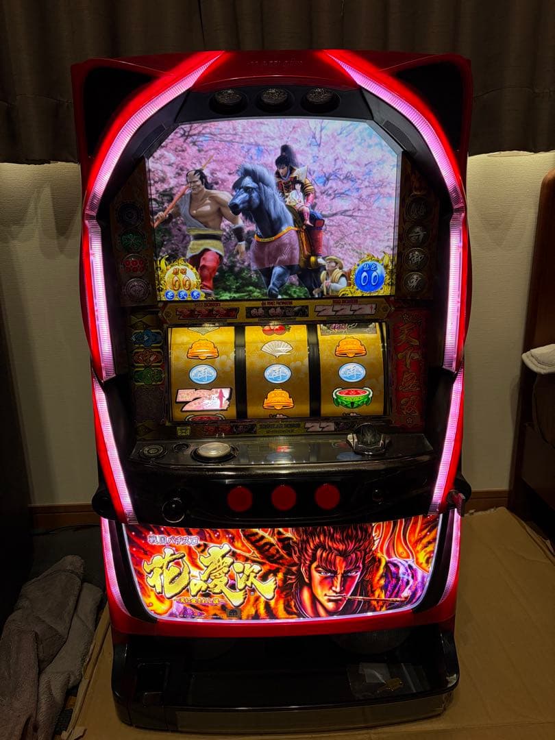 パチスロ　スロット実機　花の慶次～天に愛されし漢～ 家庭用電源　不要機　送料込み